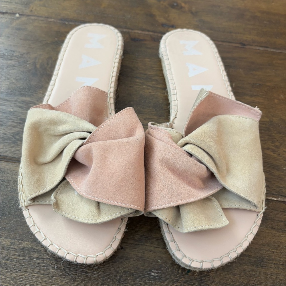 Manebi Soft Suede Espadrille- Size 39